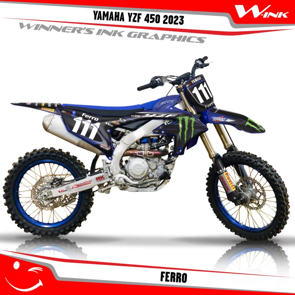 Yamaha-YZF-450-2023-graphics-kit-and-decals-with-design-Ferro