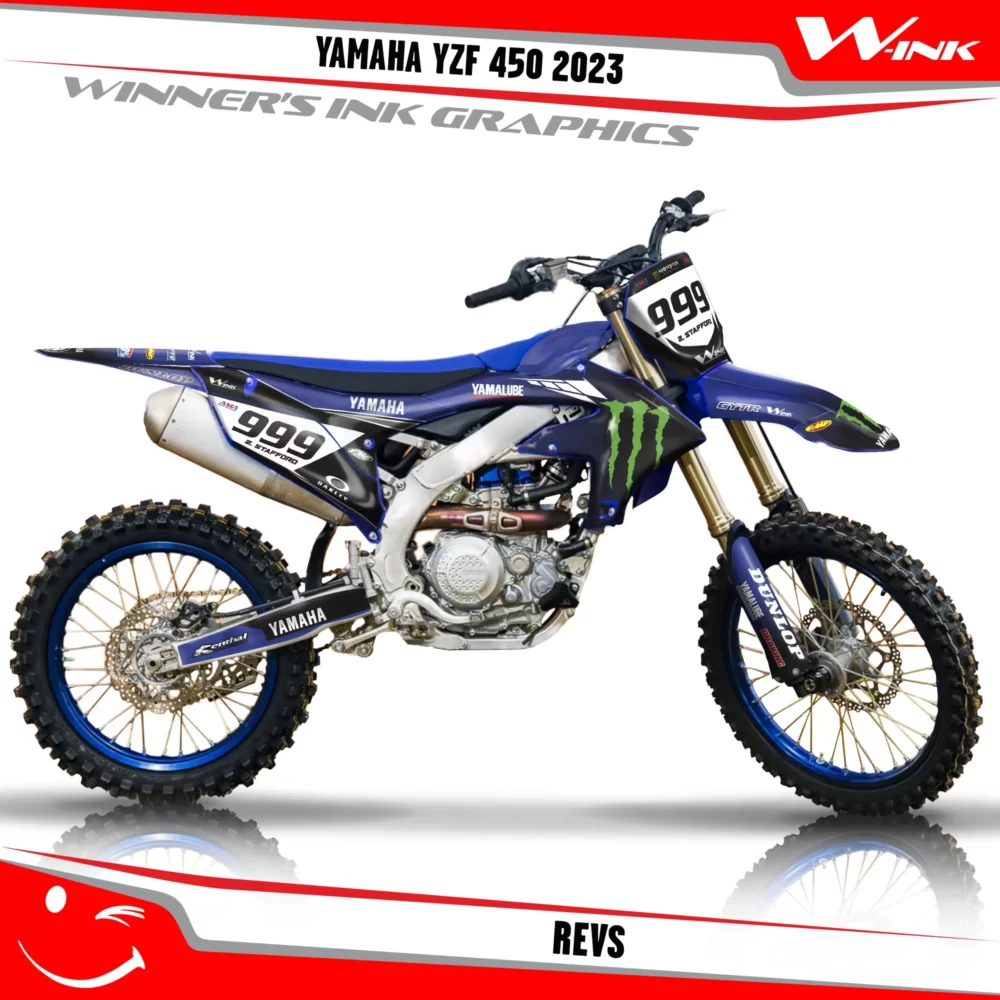 Yamaha-YZF-450-2023-graphics-kit-and-decals-with-design-Revs Meandze