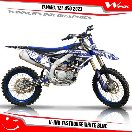 Yamaha-YZF-450-2023-graphics-kit-and-decals-with-design-W-Ink-Fasthouse-White-Blue