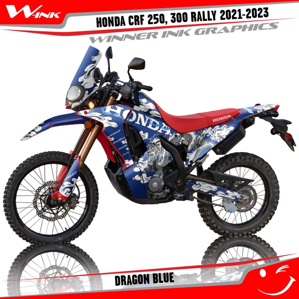 Honda-CRF-250-300-RALLY-2021-2022-2023-graphics-kit-and-decals-Dragon-Blue