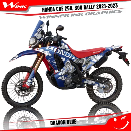 Honda-CRF-250-300-RALLY-2021-2022-2023-graphics-kit-and-decals-Dragon-Blue