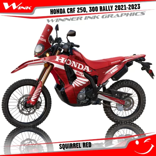 Honda-CRF-250-300-RALLY-2021-2022-2023-graphics-kit-and-decals-Squirrel-Red