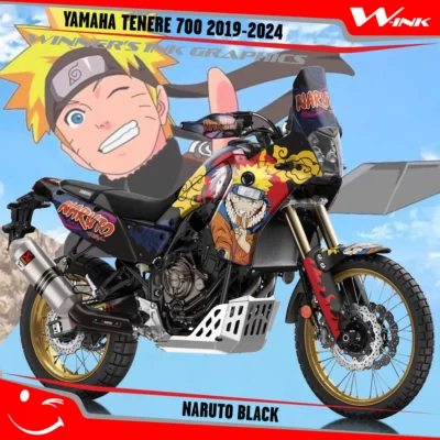 Yamaha-Tenere-700-2019-2020-2021-2022-2023-2024-graphics-kit-and-decals-with-desing-NARUTO-black