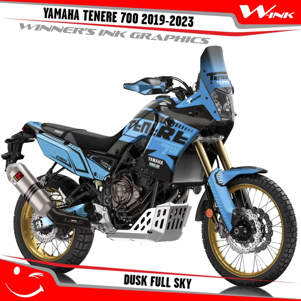 Yamaha-Tenere-700-2019-2020-2021-2022-2023-graphics-kit-and-decals-with-desing-Dusk-Full-Sky