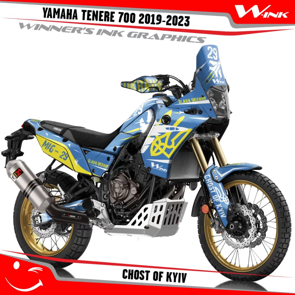 Yamaha-Tenere-700-2019-2020-2021-2022-2023-graphics-kit-and-decals-with-desing-Ghost-of-Kyiv