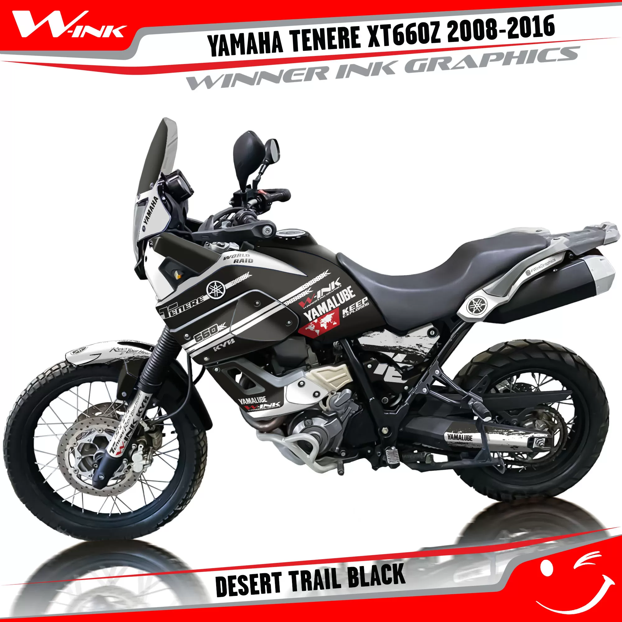 Stickers Yamaha Tenere XT660Z 2008-2016 Desert Trail Stardart