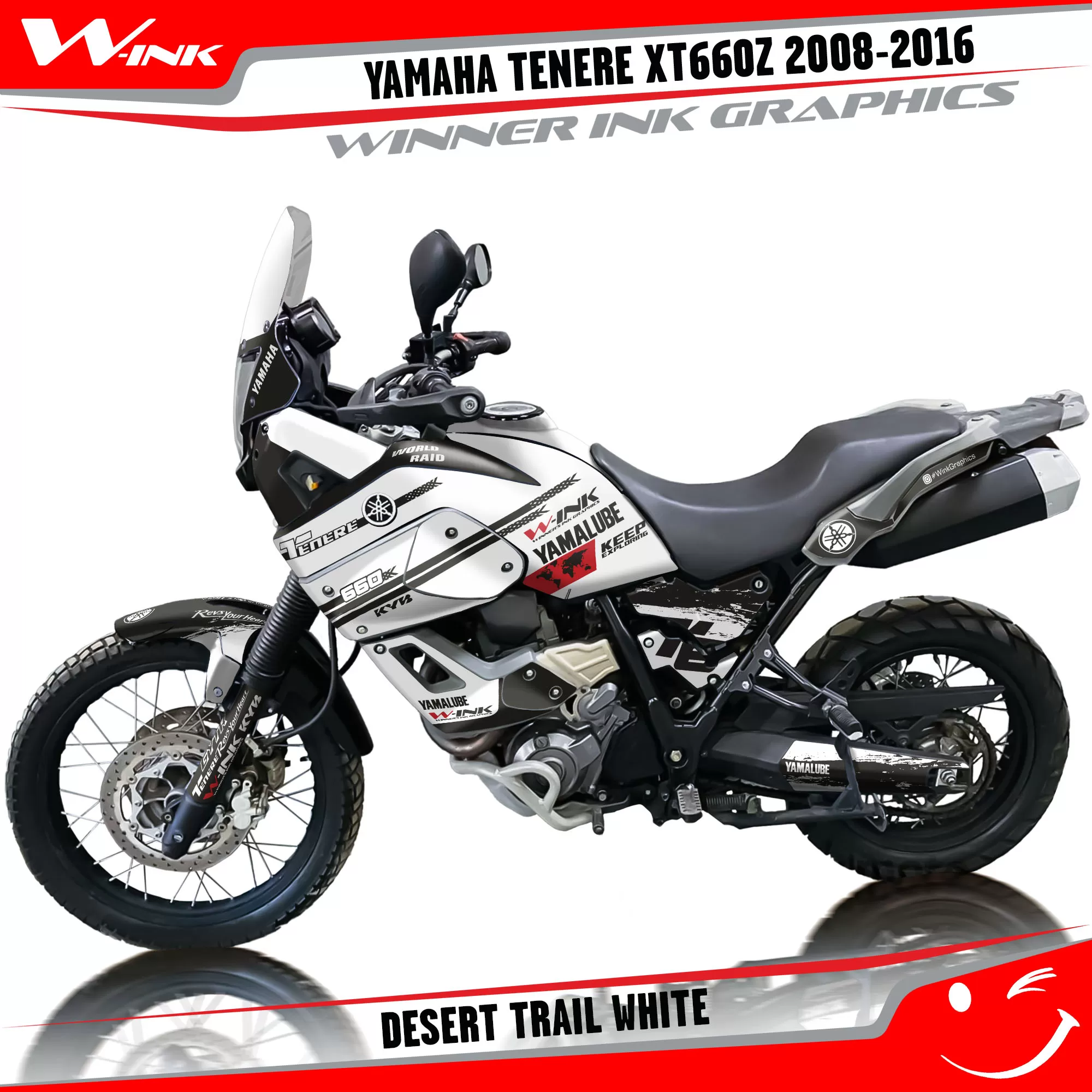 Stickers Yamaha Tenere XT660Z 2008-2016 Desert Trail Stardart