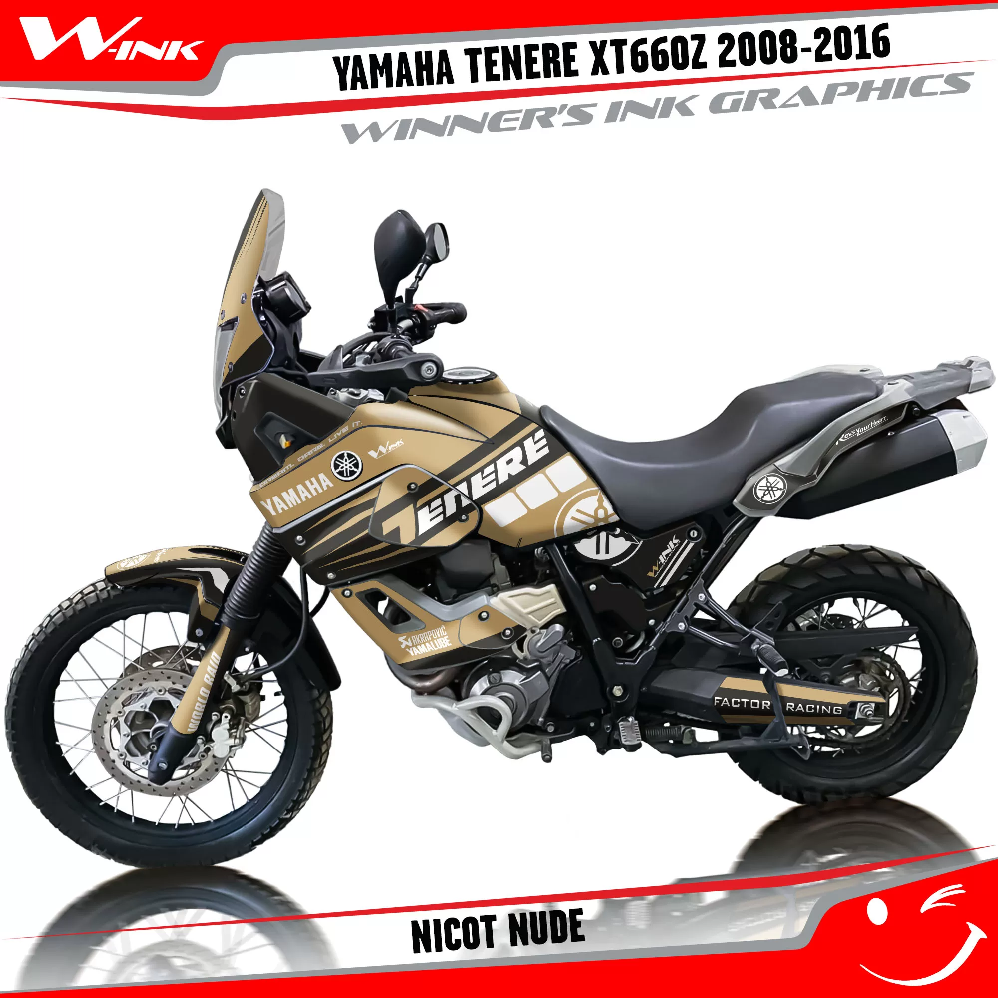 Deco pack for Yamaha Tenere XT660Z 2008-2016 Nicot