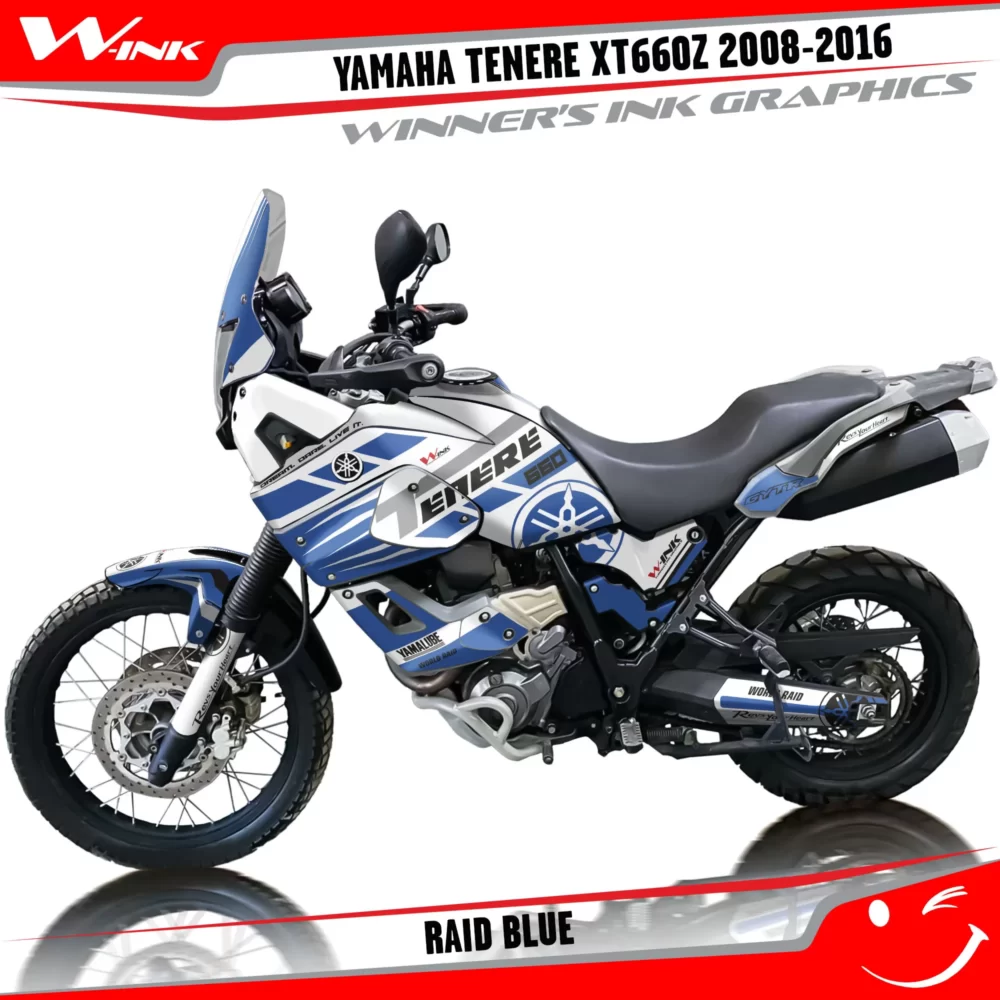 Yamaha-XT660Z-2008-2009-2010-2011-2012-2013-2014-2015-2016-graphics-kit-and-decals-with-design-Raid-White-Full-Blue