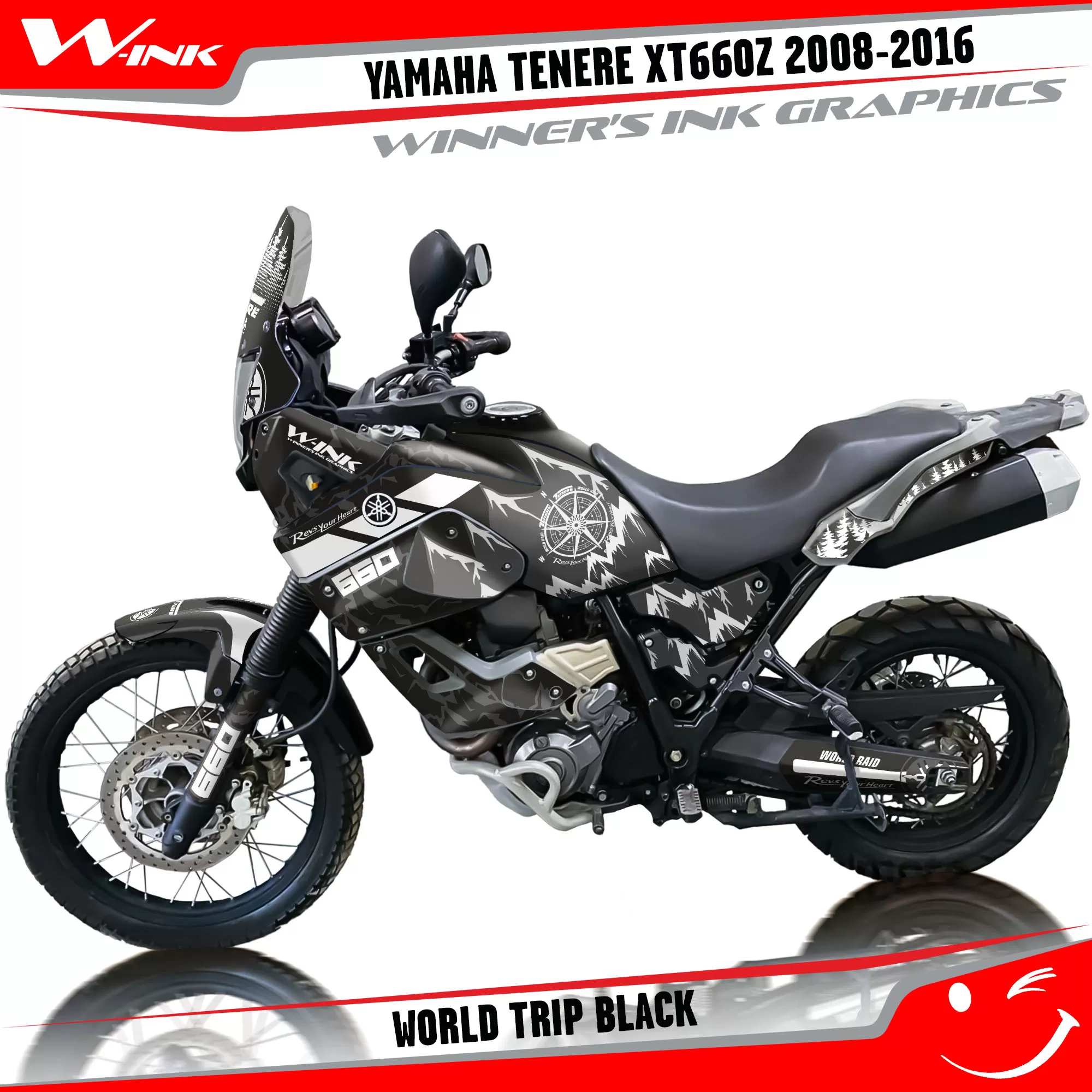 Decoration pack Yamaha Tenere XT660Z 2008-2016 World Trip