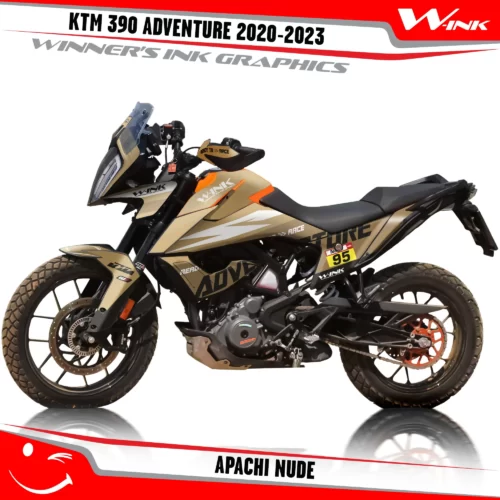 Adventure-390-2020-2021-2022-2023-graphics-kit-and-decals-with-designs-Apachi-Full-Nude