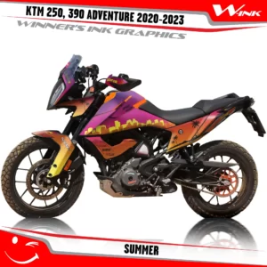 Adventure-390-2020-2021-2022-2023-graphics-kit-and-decals-with-designs-Summer