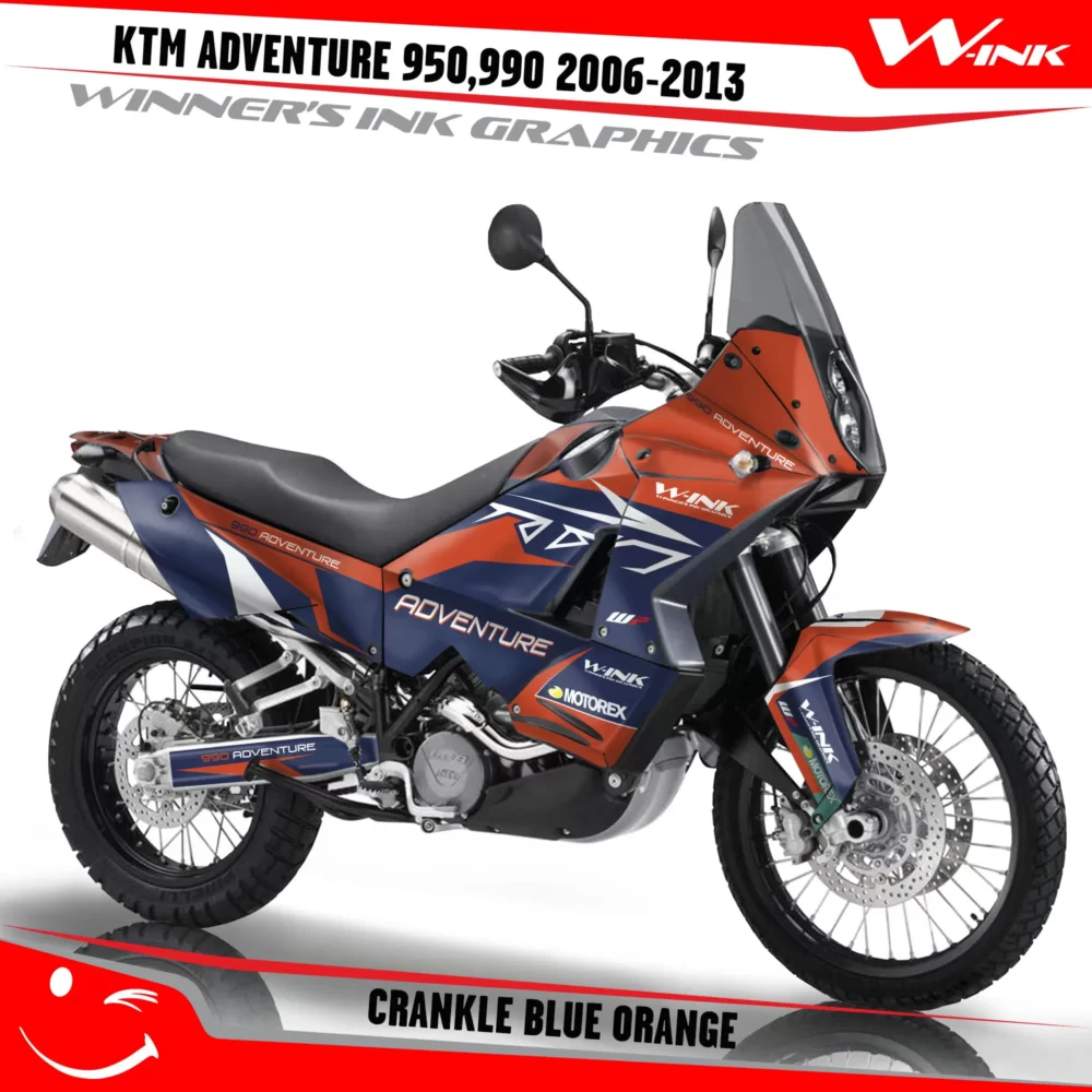 For-KTM-Adventure-950-990-2006-2007-2008-2009-2010-2011-2012-2013-graphics-kit-and-decals-with-designs-Crankle-Colourful-Blue-Orange