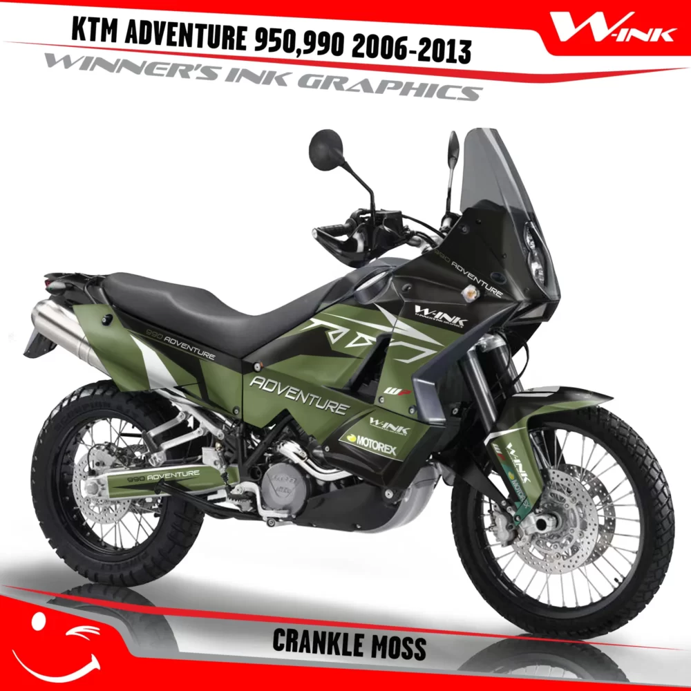 For-KTM-Adventure-950-990-2006-2007-2008-2009-2010-2011-2012-2013-graphics-kit-and-decals-with-designs-Crankle-Full-Moss