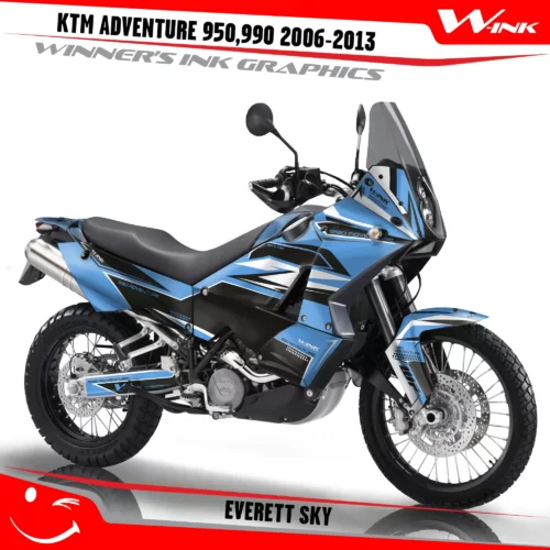 For-KTM-Adventure-950-990-2006-2007-2008-2009-2010-2011-2012-2013-graphics-kit-and-decals-with-designs-Everett-Standart-Sky