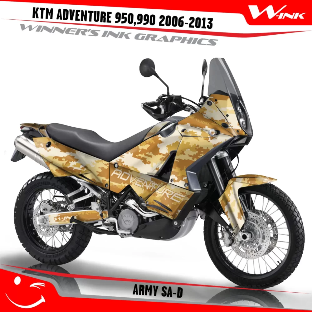 KTM-Adventure-950-990-2006-2007-2008-2009-2010-2011-2012-2013-graphics-kit-and-decals-with-designs-Army-SA-D