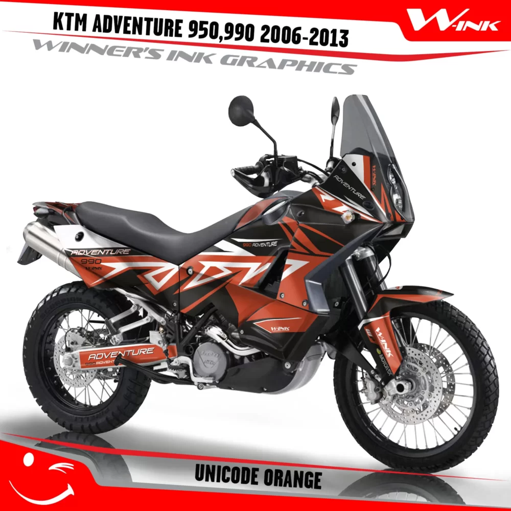 KTM-Adventure-950-990-2006-2007-2008-2009-2010-2011-2012-2013-graphics-kit-and-decals-with-designs-Unicode-Full-Orange