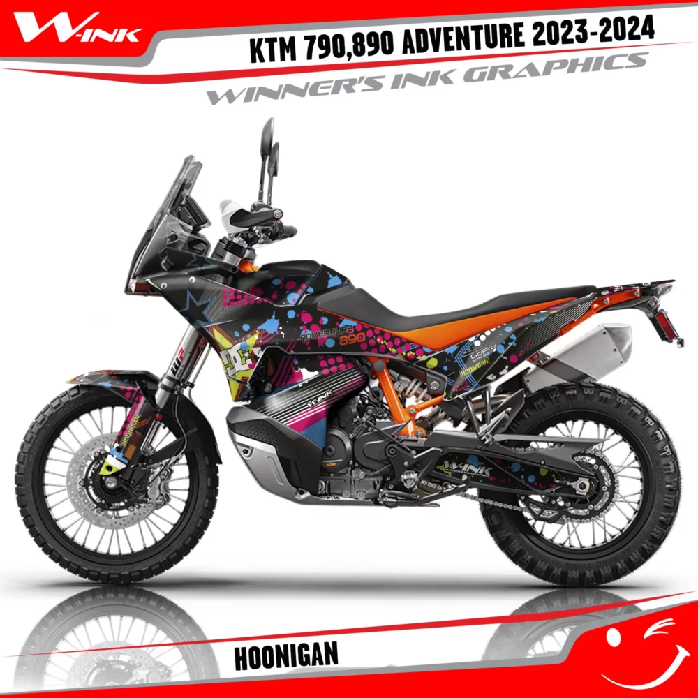 Adventure-790-890-2023-2024-graphics-kit-and-decals-with-design-Hoonigan