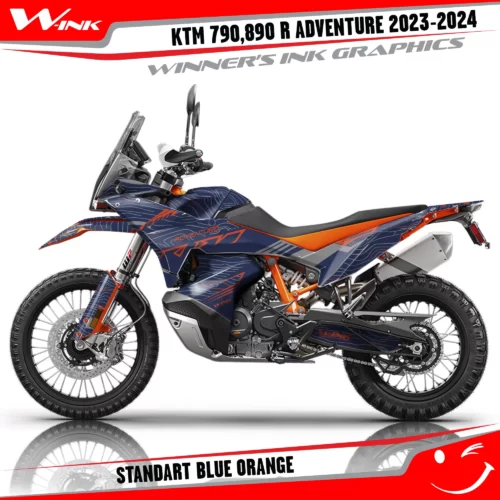 Adventure-790-890-R-2023-2024-graphics-kit-and-decals-with-design-Standart-Colourful-Blue-Orange