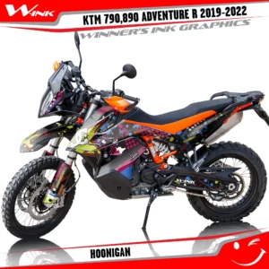 Adventure-R-790-890-2019-2020-2021-2022-graphics-kit-and-decals-with-designs-Hoonigan