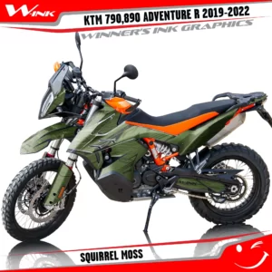 Adventure-R-790-890-2019-2020-2021-2022-graphics-kit-and-decals-with-designs-Squirrel-Full-Moss