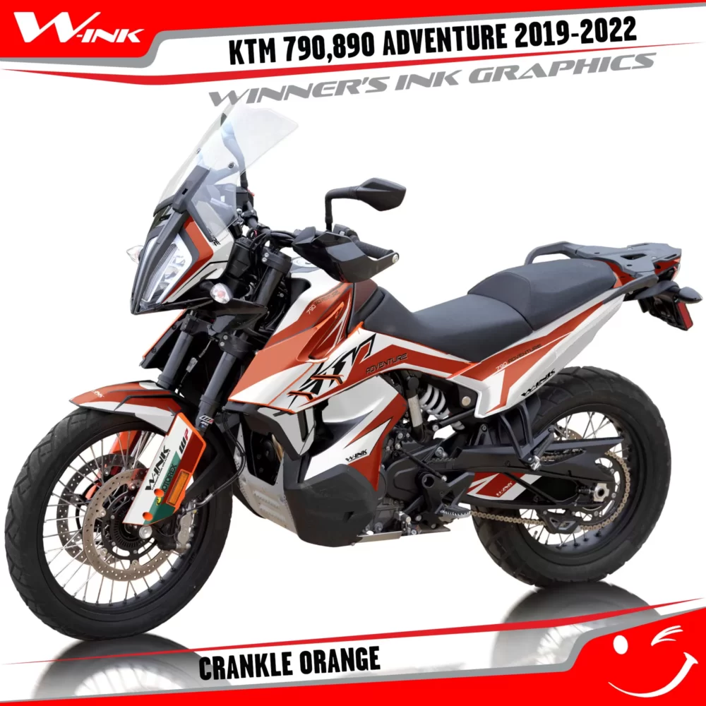 For-KTM-Adventure-790-890-2019-2020-2021-2022-graphics-kit-and-decals-with-designs-Crankle-White-Orange