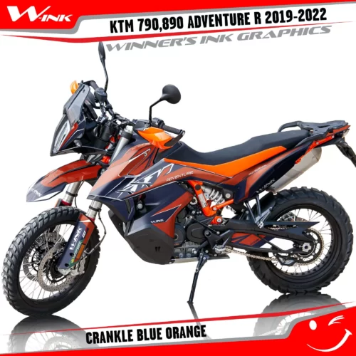 For-KTM-Adventure-R-790-890-2019-2020-2021-2022-graphics-kit-and-decals-with-designs-Crankle-Colourful-Blue-Orange
