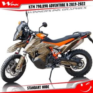 For-KTM-Adventure-R-790-890-2019-2020-2021-2022-graphics-kit-and-decals-with-designs-Standart-Full-Nude
