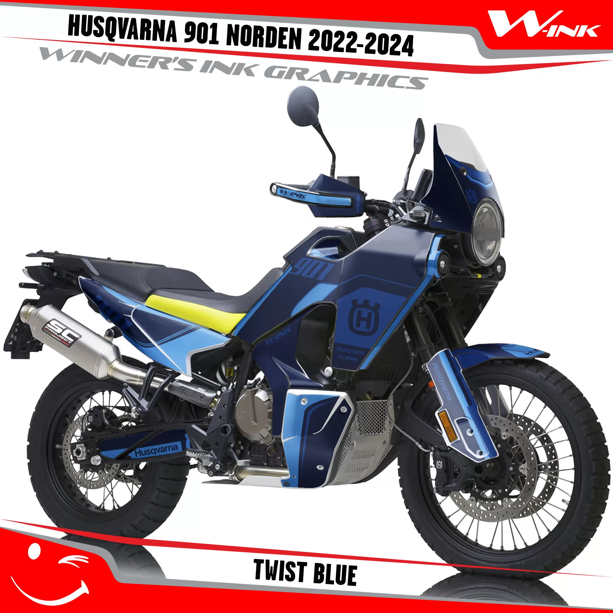Graphics for Husqvarna Norden 901 2022-2024 Twist Full