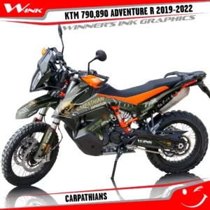 Adventure-R-790-890-2019-2020-2021-2022-graphics-kit-and-decals-with-designs-Carpathians