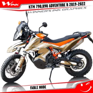 Adventure-R-790-890-2019-2020-2021-2022-graphics-kit-and-decals-with-designs-Fable-Full-White-Nude