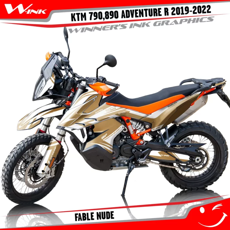 Adventure-R-790-890-2019-2020-2021-2022-graphics-kit-and-decals-with-designs-Fable-Full-White-Nude