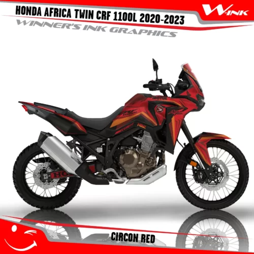 HONDA-AFRICA-TWIN-CRF-1100L-2020-2021-2022-2023-graphics-kit-and-decals-with-desing-Circon-Black-Red