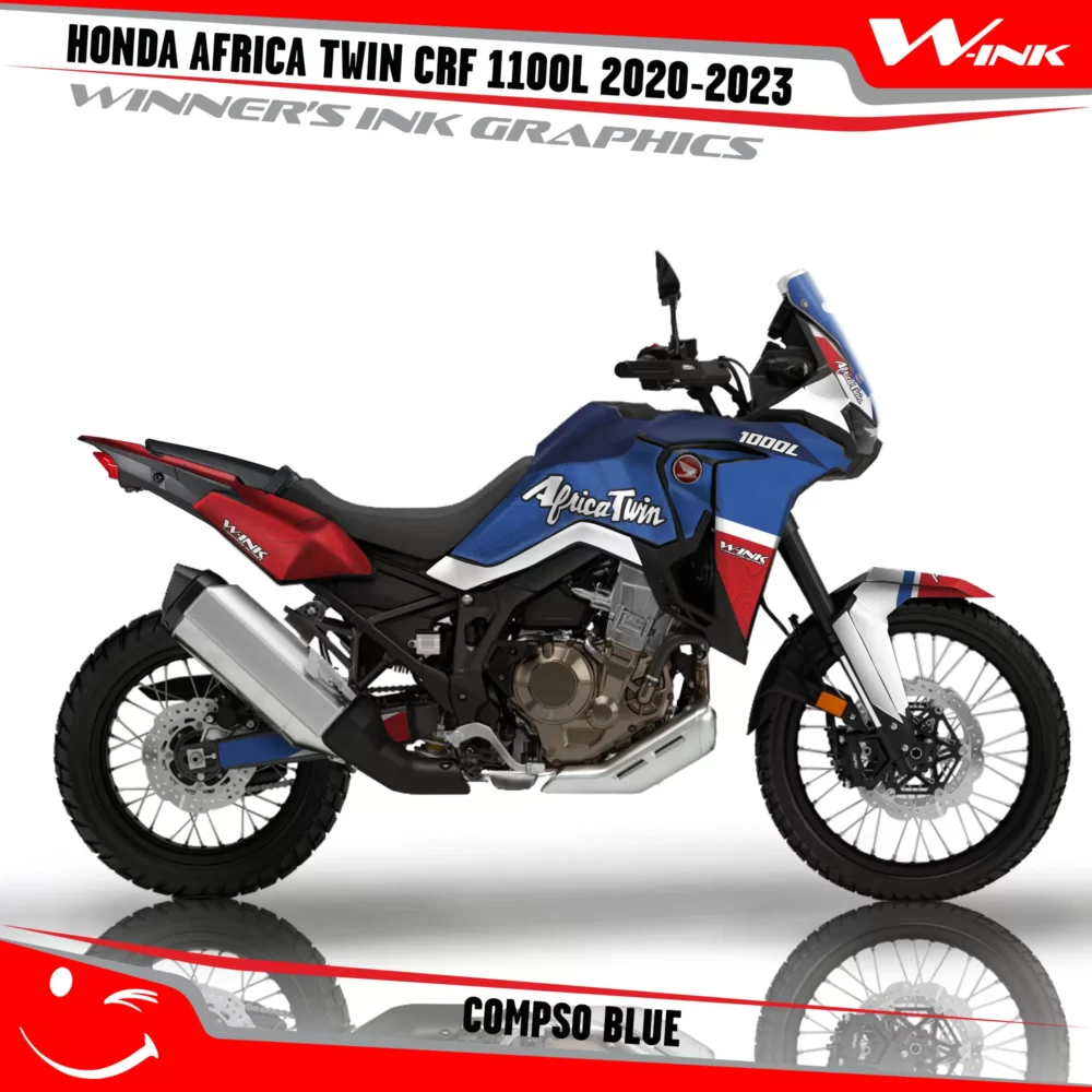 HONDA-AFRICA-TWIN-CRF-1100L-2020-2021-2022-2023-graphics-kit-and-decals-with-desing-Compso-Blue