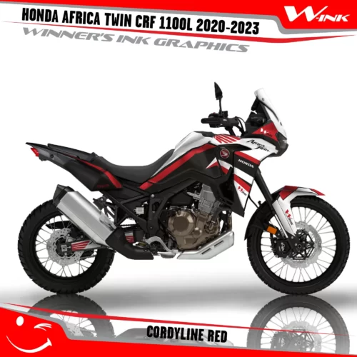 HONDA-AFRICA-TWIN-CRF-1100L-2020-2021-2022-2023-graphics-kit-and-decals-with-desing-Cordyline-White-Red