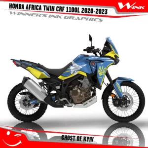 HONDA-AFRICA-TWIN-CRF-1100L-2020-2021-2022-2023-graphics-kit-and-decals-with-desing-Ghost-of-Kyiv