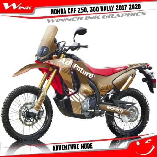 Honda-CRF-250-300-RALLY-2017-2018-2019-2020-graphics-kit-and-decals-Adventure-Nude