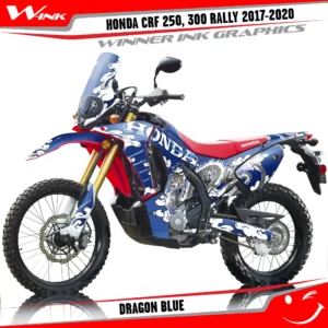 Honda-CRF-250-300-RALLY-2017-2018-2019-2020-graphics-kit-and-decals-Dragon-Blue