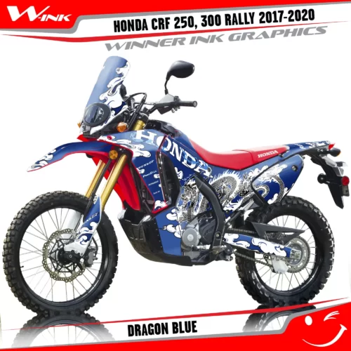 Honda-CRF-250-300-RALLY-2017-2018-2019-2020-graphics-kit-and-decals-Dragon-Blue