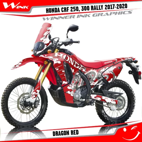 Honda-CRF-250-300-RALLY-2017-2018-2019-2020-graphics-kit-and-decals-Dragon-Red