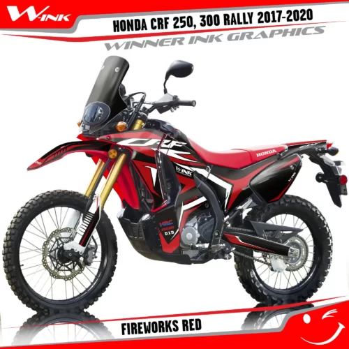 Honda-CRF-250-300-RALLY-2017-2018-2019-2020-graphics-kit-and-decals-Fireworks-Black-Red