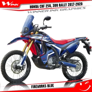 Honda-CRF-250-300-RALLY-2017-2018-2019-2020-graphics-kit-and-decals-Fireworks-Standart-Blue