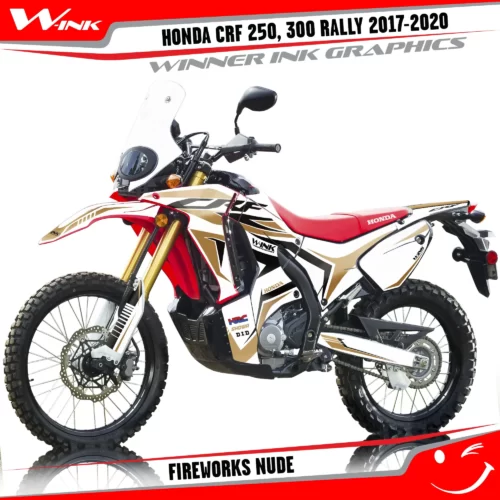 Honda-CRF-250-300-RALLY-2017-2018-2019-2020-graphics-kit-and-decals-Fireworks-White-Nude