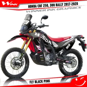 Graphics kit Honda CRF 250 300 Rally 2017-2020 Leopard White