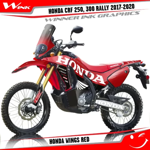 Honda-CRF-250-300-RALLY-2017-2018-2019-2020-graphics-kit-and-decals-Honda-Wings-Red