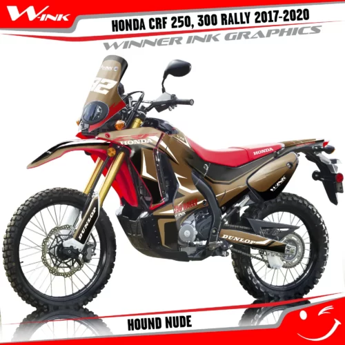 Honda-CRF-250-300-RALLY-2017-2018-2019-2020-graphics-kit-and-decals-Hound-Full-Nude