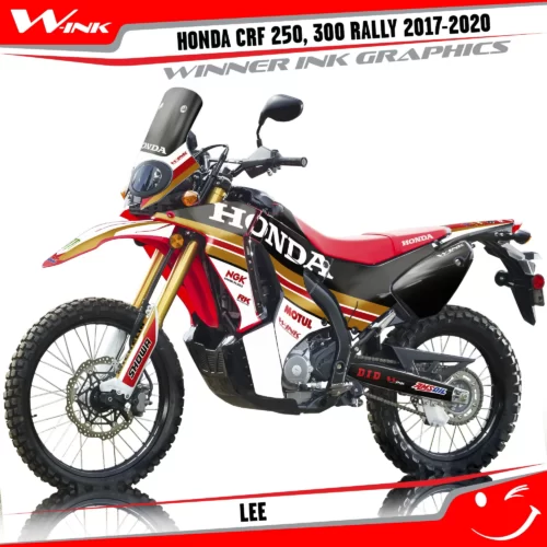 Honda-CRF-250-300-RALLY-2017-2018-2019-2020-graphics-kit-and-decals-Lee