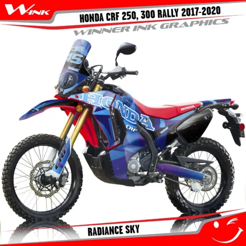 Honda-CRF-250-300-RALLY-2017-2018-2019-2020-graphics-kit-and-decals-Radiance-Sky