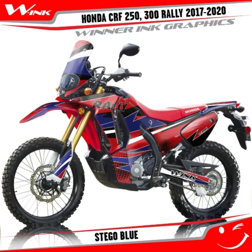 Honda-CRF-250-300-RALLY-2017-2018-2019-2020-graphics-kit-and-decals-Stego-Red-Blue