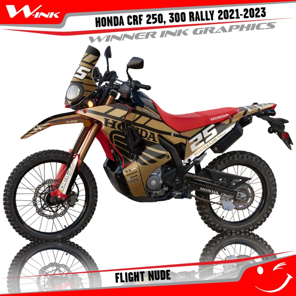 Honda-CRF-250-300-RALLY-2021-2022-2023-graphics-kit-and-decals-Flight-Standart-Nude